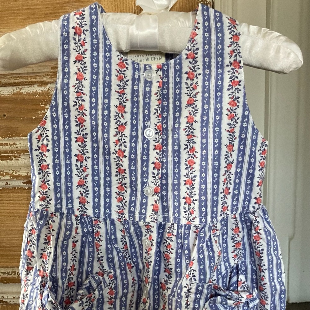Laura Ashley Mother & Child Striped Romper